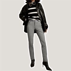 Banana Republic Sloan Fit Ankle Length Dress Pants Sz 2 Petite Gray